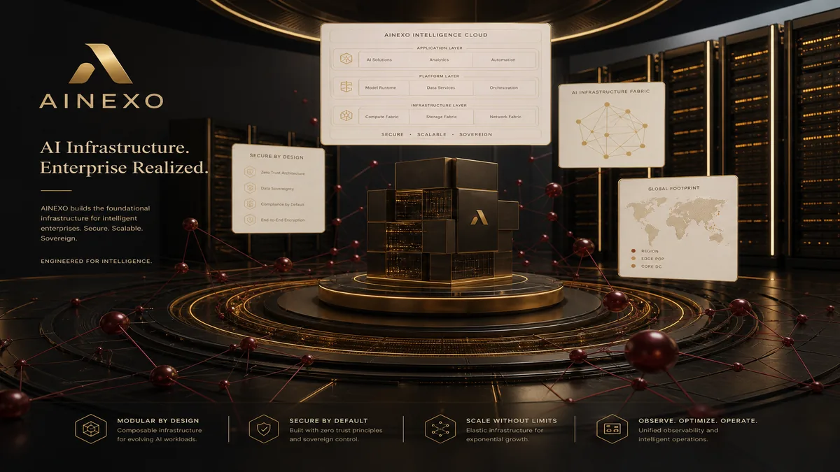 AINEXOAI enterprise AI infrastructure and software architecture