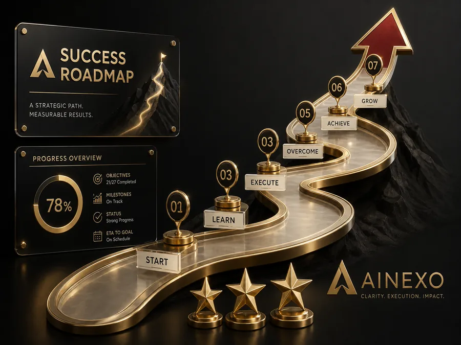 Milestones and recognition roadmap - Ainexo