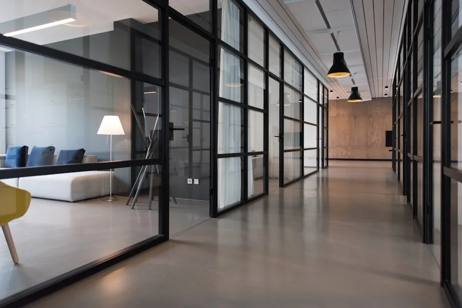 Modern office workspace